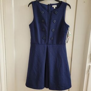 Maison Jules Navy Blue Dress